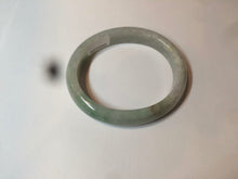 Load image into Gallery viewer, 49mm Type A 100% Natural light green/brown oval Jadeite Jade bangle AM63-6629
