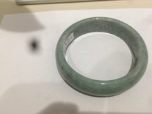 Load image into Gallery viewer, 59mm Certified Type A 100% Natural green jadeite jade bangle group AC38
