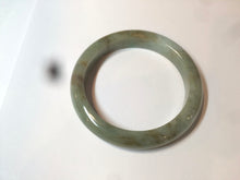 Load image into Gallery viewer, 53.2mm certificated Type A 100% Natural green/brown Jadeite Jade bangle AM65-4191
