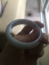 Load image into Gallery viewer, 53.6mm 100% natural Type A white/yellow jadeite jade bangle Y62
