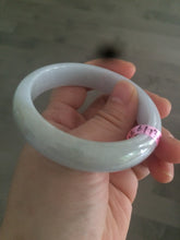 Load image into Gallery viewer, 53.6mm 100% natural Type A white/yellow jadeite jade bangle Y62
