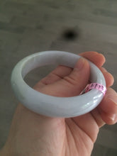 Load image into Gallery viewer, 53.6mm 100% natural Type A white/yellow jadeite jade bangle Y62
