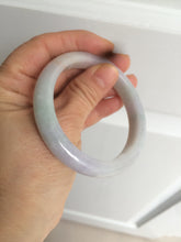 Load image into Gallery viewer, 53.5mm 100% natural certified yellow/green/purple (福禄寿)jadeite jade bangle K91-1015
