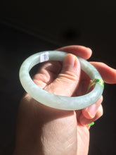 Load image into Gallery viewer, 50.8mm certified Type A 100% Natural light green Jadeite Jade bangle M38-5950
