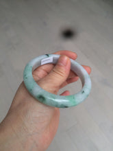 Load image into Gallery viewer, 57mm certified 100% natural Type A green/purple jadeite jade bangle AF10-0623
