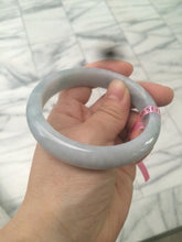 Load image into Gallery viewer, Certificated 58.5mm Type A 100% Natural white/gray/purple  jadeite jade bangle Y63-5471
