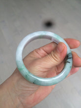 Load image into Gallery viewer, 57mm certified 100% natural Type A green/purple jadeite jade bangle AF10-0623
