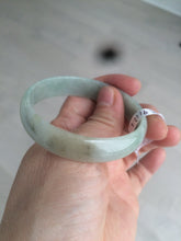 Load image into Gallery viewer, 52.9mm Certified Type A 100% Natural light green/brown Jadeite Jade bangle KS77-2354
