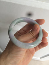 Load image into Gallery viewer, 52.3mm Certified type A 100% Natural green purple Jadeite Jade bangle Y118-3572
