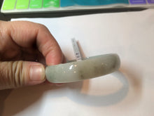 Load image into Gallery viewer, 52.9mm Certified Type A 100% Natural light green/brown Jadeite Jade bangle KS77-2354
