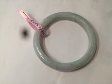 Load image into Gallery viewer, 55.4mm certified 100% natural green white jadeite jade bangle D1-1393
