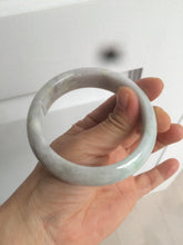 Load image into Gallery viewer, 57.6mm certified type A 100% Natural green white jadeite jade bangle K93-1031
