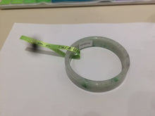 Load image into Gallery viewer, 50.5mm Certified type A 100% Natural sunny green/purple Jadeite Jade bangle L102-7278
