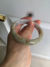 Load image into Gallery viewer, 55.7mm certified 100% natural green/brown/purple jadeite jade bangle AT44-1649
