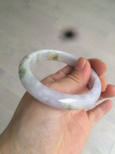 Load image into Gallery viewer, 53.8mm certified Type A 100% Natural light green/purple/brown Jadeite Jade bangle AT43-1650
