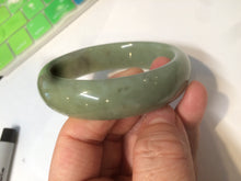 Load image into Gallery viewer, 56.7mm certified 100% Natural green/yellow/brown nephrite Hetian Jade bangle HE56-8451
