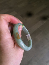 Load image into Gallery viewer, 48.9mm CertificatedType A 100% Natural green/yellow jadeite jade bangle F113-7245
