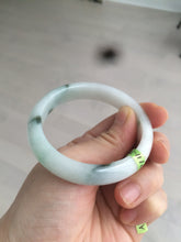 Load image into Gallery viewer, 52.7mm certified Type A 100% Natural green/brown/white Jadeite Jade bangle AE22-3033
