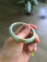 Load image into Gallery viewer, 48.9mm CertificatedType A 100% Natural green/yellow jadeite jade bangle F113-7245
