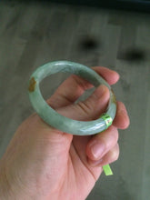 Load image into Gallery viewer, 48.9mm CertificatedType A 100% Natural green/yellow jadeite jade bangle F113-7245
