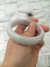 Load image into Gallery viewer, 53.6mm 100% natural Type A white/yellow jadeite jade bangle Y62
