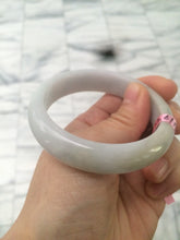 Load image into Gallery viewer, 53.6mm 100% natural Type A white/yellow jadeite jade bangle Y62
