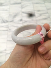 Load image into Gallery viewer, 53.6mm 100% natural Type A white/yellow jadeite jade bangle Y62
