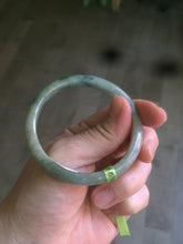 Load image into Gallery viewer, 52mm Certified Type A 100% Natural light green/gray Jadeite Jade bangle F114-7242
