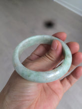 Load image into Gallery viewer, 51.8mm Certified type A 100% Natural sunny green Jadeite Jade bangle E45-0216
