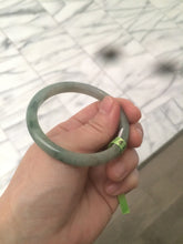 Load image into Gallery viewer, 52mm Certified Type A 100% Natural light green/gray Jadeite Jade bangle F114-7242
