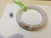Load image into Gallery viewer, 56mm certificated Type A 100% Natural white/red/brown Jadeite Jade bangle AE24-5700
