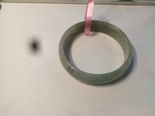 Load image into Gallery viewer, 52.9mm certificated Type A 100% Natural green gray Jadeite Jade bangle Y122-9555
