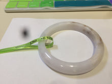 Load image into Gallery viewer, 56mm certificated Type A 100% Natural white/red/brown Jadeite Jade bangle AE24-5700
