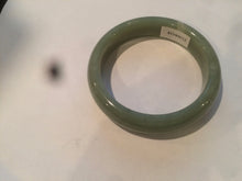 Load image into Gallery viewer, 60.8mm certified 100% Natural green/yellow nephrite Hetian Jade bangle HT48-8448
