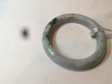 Load image into Gallery viewer, 52.3mm Certified type A 100% Natural green purple Jadeite Jade bangle Y118-3572
