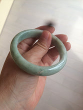 Load image into Gallery viewer, 56.4mm certified Type A 100% Natural sunny green Jadeite Jade bangle U126-2490
