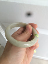 Load image into Gallery viewer, 54.7mm certified 100% natural type yellow/green jadeite jade bangle Z92-8520
