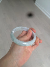 Load image into Gallery viewer, 58mm Certified Type A 100% Natural light green/purple Jadeite Jade bangle N108-2822
