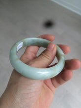 Load image into Gallery viewer, 58mm Certified Type A 100% Natural green/yellow Jadeite Jade bangle A78-4330
