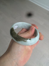 Load image into Gallery viewer, 57mm Certified type A 100% Natural green/white/brown chubby Jadeite bangle N107-3788
