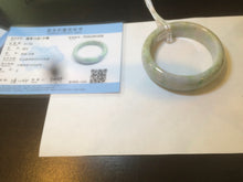 Load image into Gallery viewer, 52.9mm certificated Type A 100% Natural light green/purple/yellow spring garden Jadeite Jade bangle E61-1028
