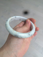 Load image into Gallery viewer, 59mm Certified Type A 100% Natural green black purple gray Jadeite Jade bangle C68-7535
