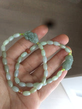 Load image into Gallery viewer, 100% natural jadeite jade 3D small PiXiu(貔貅) bracelet AC48 (Clearance item)
