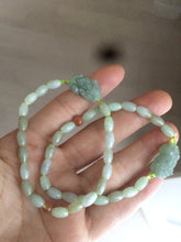 Load image into Gallery viewer, 100% natural jadeite jade 3D small PiXiu(貔貅) bracelet AC48 (Clearance item)
