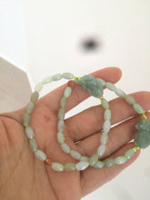 Load image into Gallery viewer, 100% natural jadeite jade 3D small PiXiu(貔貅) bracelet AC48 (Clearance item)
