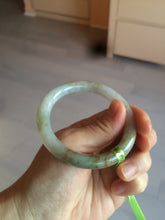 Load image into Gallery viewer, 52.1mm certified Type A 100% Natural icy green/brown round cut Jadeite Jade bangle AH25-1431
