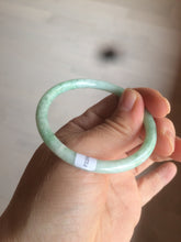 Load image into Gallery viewer, 49.7mm Certified Type A 100% Natural sunny green/red slim Jadeite Jade bangle AQ22-0186
