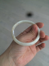 Load image into Gallery viewer, 55.5 mm Certified type A 100% Natural beige/yellow/white Jadeite bangle S43-7293
