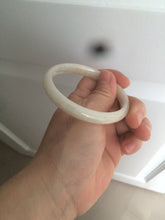 Load image into Gallery viewer, 55.5 mm Certified type A 100% Natural beige/yellow/white Jadeite bangle S43-7293
