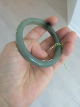 Load image into Gallery viewer, 53mm certified 100% Natural dark green nephrite Hetian Jade G90-2562 卖了
